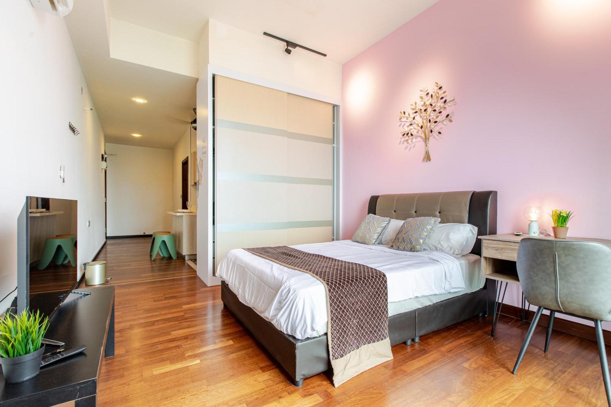 Paragon Suites Studios With Private Jacuzzi Near Ciq Rts Johor Bahru Exteriör bild